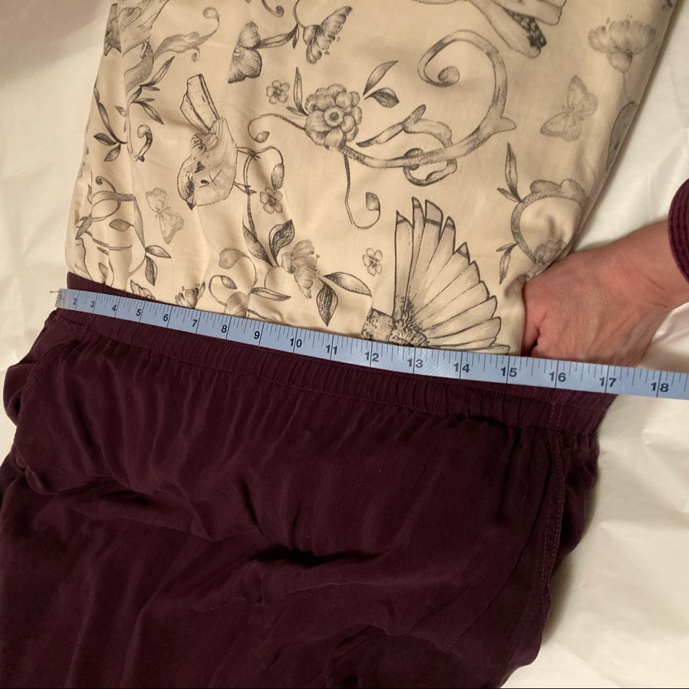 Carole Little Purple Rayon Skirt - Picture 8 of 11